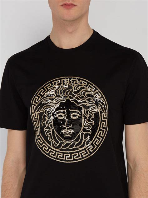 versace medusa kopf tshirt|versace medusa shirt men's uk.